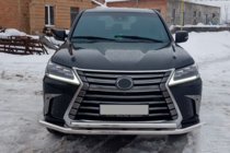 Lexus LX570/450d 2008–2022 Sprednji zaščitni lok ST014 (2015+, nerjavno jeklo) fotografija 6