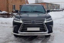 Lexus LX570/450d 2008–2022 Sprednji zaščitni lok ST014 (2015+, nerjavno jeklo) fotografija 5