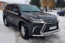 Lexus LX570/450d 2008–2022 Sprednji zaščitni lok ST014 (2015+, nerjavno jeklo) fotografija 2