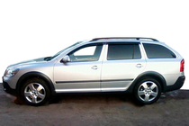 Skoda Octavia II A5 2010–2013 Okenski deflektorji SW (4 kosi, HIC) fotografija 9