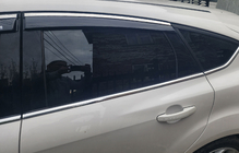 Ford Focus III 2011–2017 Deflektorji oken s kromirano letvijo Niken (SD/HB, 4 kos) fotografija 5