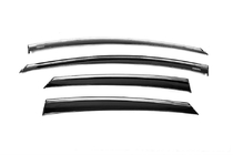 Ford Focus III 2011–2017 Deflektorji oken s kromirano letvijo Niken (SD/HB, 4 kos) fotografija 7