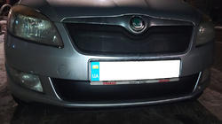 Skoda Fabia 2007–2014 Zimska zaščita za masko hladilnika (2011-2014, zgornja) Mat fotografija 2