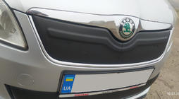 Skoda Fabia 2007–2014 Zimska zaščita za masko hladilnika (2011-2014, zgornja) Mat fotografija 1