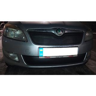 Zimska zaščita za masko hladilnika (2011-2014, zgornja) Skoda Fabia 2007–2014 fotografija 2