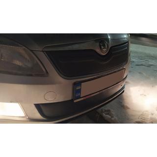 Zimska zaščita za masko hladilnika (2011-2014, zgornja) Skoda Fabia 2007–2014 fotografija 3