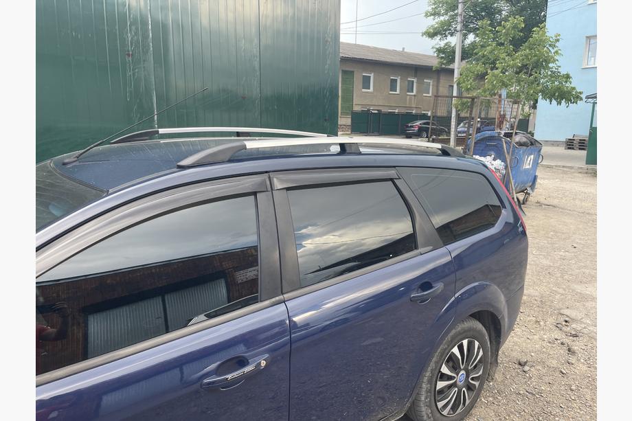 Ford Focus II 2005–2008 Aluminijaste strešne sani (Caravan, krom) Image