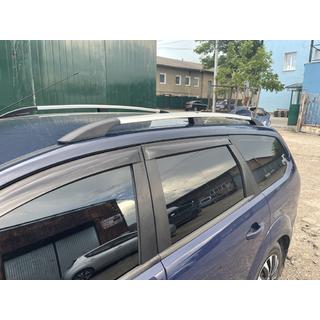 Aluminijaste strešne sani (Caravan, krom) Ford Focus II 2008–2011 fotografija 3