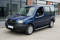 Fiat Doblo I 2005–2010 Stranske stopnice Fullmond (2 kos, aluminij) fotografija 1