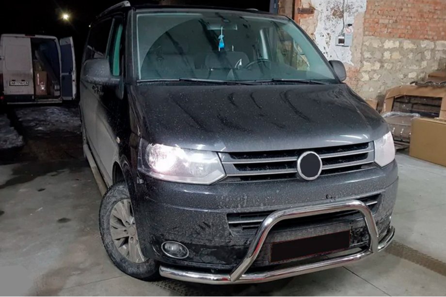 Volkswagen T5 2010–2015 Kenguru zaščitni lok WT006ST (nerjavno jeklo) Image