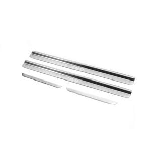 Vstopne letve pragov Carmos (4 kosi, nerjaveče jeklo) Mitsubishi L200 2006–2015 fotografija 2