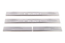 Toyota Land Cruiser 100 1998–2007 Zaščitne letve za pragove Carmos (4 kosi, nerjavno jeklo) fotografija 2