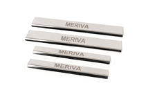 Opel Meriva 2002–2010 Obloge pragov Carmos (4-delni komplet, inox) fotografija 1