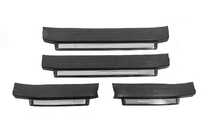 Toyota Land Cruiser Prado 150 2009–2023 Zaščitne letve pragov z osvetlitvijo (črne) fotografija 2