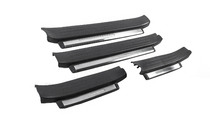 Toyota Land Cruiser Prado 150 2009–2023 Zaščitne letve pragov z osvetlitvijo (črne) fotografija 4