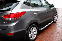 Hyundai IX-35 2010–2015 Stranske stopnice Fullmond (2 kos, aluminij) fotografija 1