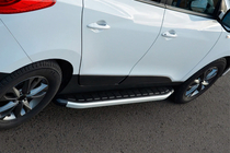 Hyundai IX-35 2010–2015 Stranske stopnice Fullmond (2 kos, aluminij) fotografija 2