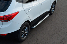 Kia Sportage 2010–2015 Stranske stopnice Fullmond (2 kos, aluminij) fotografija 3