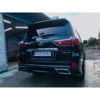 Obloge koncev zadnjega odbijača (2016+, 2 kosa) Lexus LX570/450d 2008–2022 fotografija 3
