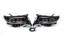 Toyota Land Cruiser Prado 150 2009–2023 Sprednji žarometi Lexus-design 4-LED V1 (2017+, 2 kosa) fotografija 5