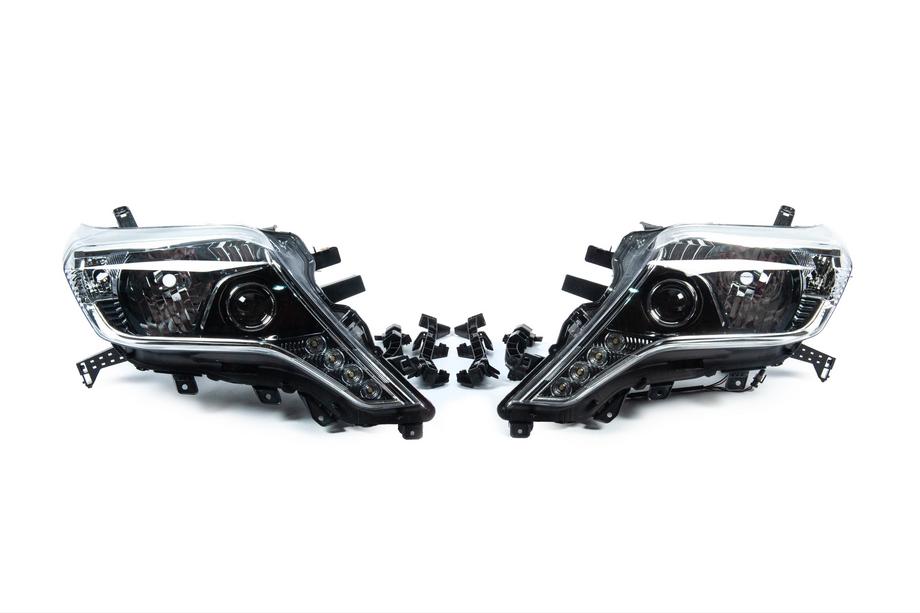 Toyota Land Cruiser Prado 150 2009–2023 Sprednji LED žarometi (2013-2017, 2 kos) z AFR prilagoditvijo Fotografija 5