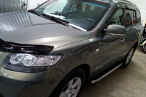 Hyundai Santa Fe 2 2006–2012 Stranske stopnice Fullmond (2 kos, aluminij) fotografija 9