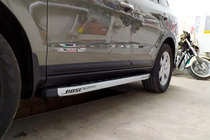 Hyundai Santa Fe 2 2006–2012 Stranske stopnice Fullmond (2 kos, aluminij) fotografija 11