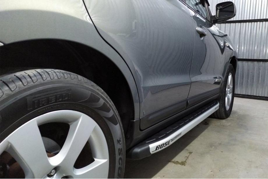 Hyundai Santa Fe 2 2006–2012 Stranske stopnice Fullmond (2 kos, aluminij) Image