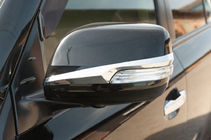 Toyota Land Cruiser Prado 150 2009–2023 Kromirani trakovi za ogledala (2 kos) fotografija 1