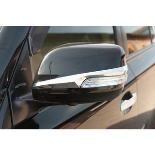 Kromirani trakovi za ogledala (2 kos) Toyota Land Cruiser Prado 150 2009–2023 fotografija 1