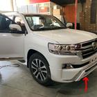 Toyota Land Cruiser 200 2007–2021 Sprednji lip spojler odbijača 2016↗ (ME-style, pod spodnjim robom) fotografija 5