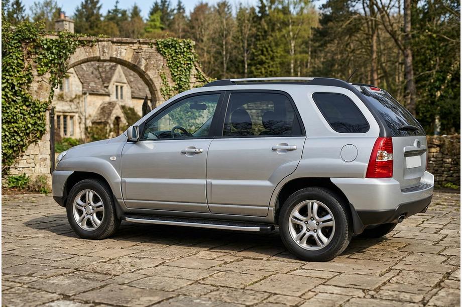 Kia Sportage 2004–2010 Stranske stopnice Fullmond (2 kos, aluminij) Image
