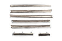 Toyota Land Cruiser 200 2007–2021 Leseni dekorativni vložki za vrata (temen les) fotografija 1