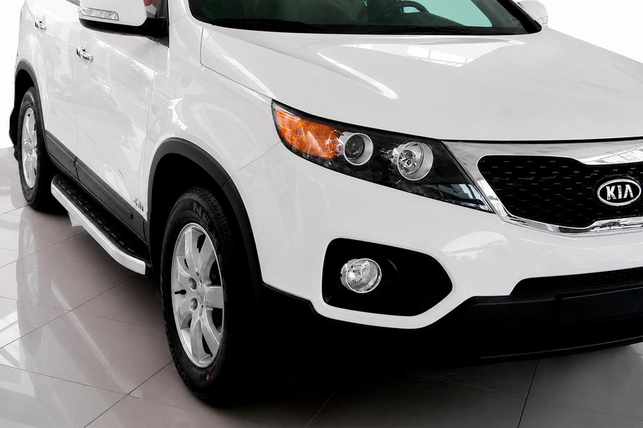Kia Sorento II XM 2009–2014 Stranske stopnice Fullmond (2 kos, aluminij) Image