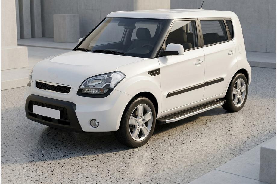Kia Soul I 2008–2013 Stranske stopnice Fullmond (2 kos, aluminij) Image