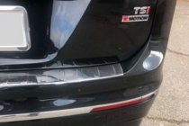 Volkswagen Tiguan 2016–2023 Okrasna letev za zadnji odbijač (Carmos, nerjavno jeklo) fotografija 6