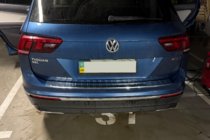Volkswagen Tiguan 2016–2023 Okrasna letev za zadnji odbijač (Carmos, nerjavno jeklo) fotografija 9