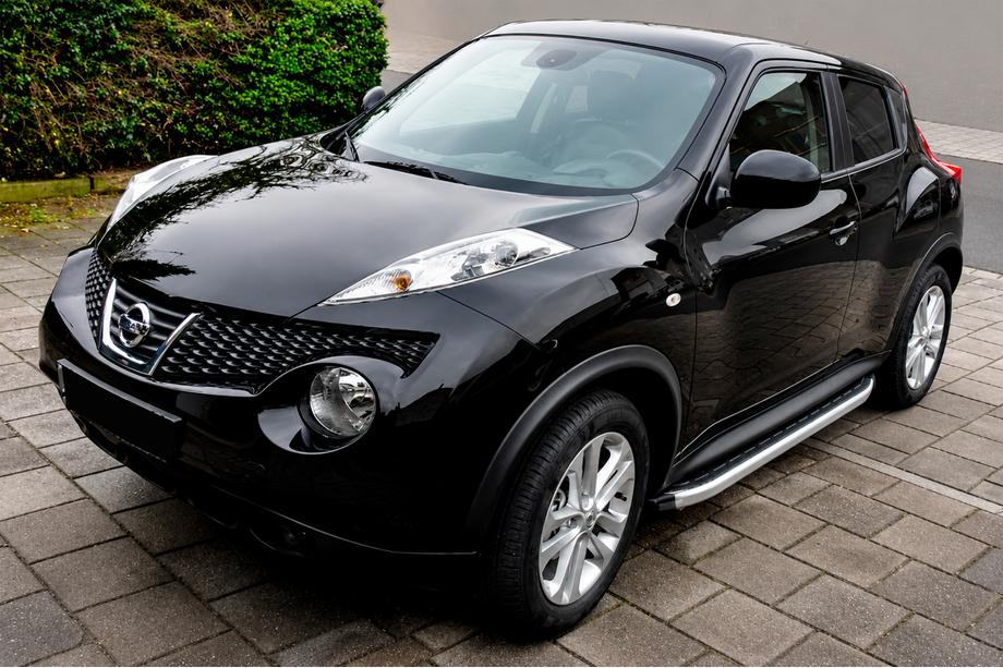 Nissan Juke 2010–2019 Stranske stopnice Fullmond (2 kos, aluminij) Image
