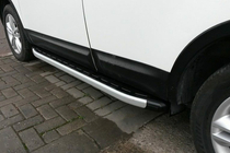 Nissan Qashqai 2007–2010 Stranske stopnice Fullmond (2 kos, aluminij) fotografija 1
