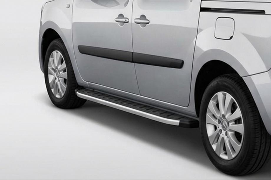 Renault Kangoo 2008–2020 Stranske stopnice Fullmond (2 kos, aluminij) Image