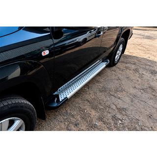 Stranske stopnice Allmond Grey (2 kos, aluminij) Volkswagen Amarok 2010–2022 fotografija 1