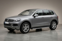 Volkswagen Touareg 2010–2018 Stranske stopnice Fullmond (2 kos, aluminij) fotografija 1