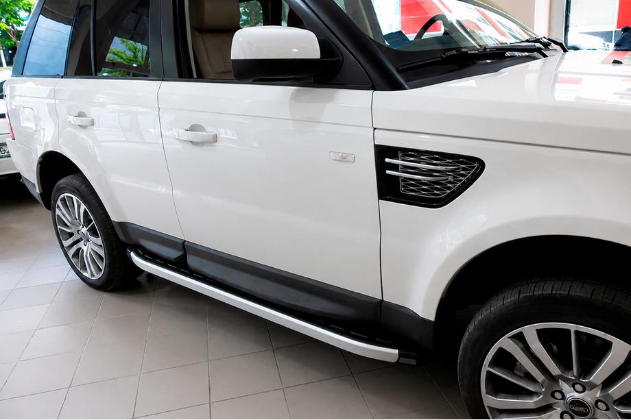 Range Rover Sport 2005–2013 Stranske stopnice Fullmond (2 kos, aluminij) Image