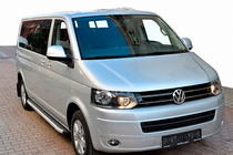 Volkswagen T5 2010–2015 Stranske stopnice Fullmond (2 kos, aluminij) Dolga medosna razdalja fotografija 1