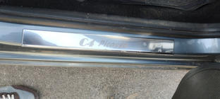 Citroen C-4 Picasso 2013–2022 Obloge pragov Carmos (4-delni komplet, inox) fotografija 7