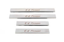 Citroen C-4 Picasso 2013–2022 Obloge pragov Carmos (4-delni komplet, inox) fotografija 1