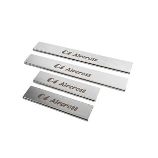 Zaščitne letve za pragove Carmos (4 kosi, nerjavno jeklo) Citroen C-4 Aircross 2012–2017 fotografija 2