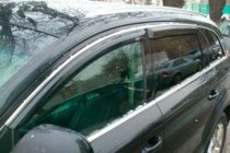 Audi Q7 2005–2015 Vetrni deflektorji oken s kromirano letvijo (4 kosi, HIC) fotografija 1