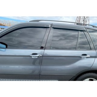 Deflektorji oken (4 kosi, HIC) BMW X5 E53 1999–2006 fotografija 3
