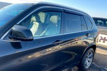 BMW X5 F15 2013–2018 Vetrni deflektorji oken s kromirano letvijo (4 kosi, HIC) fotografija 8